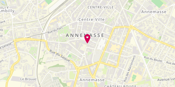 Plan de Opticien Annemasse - rue Fernand David - Krys, 4 Rue Fernand David, 74100 Annemasse