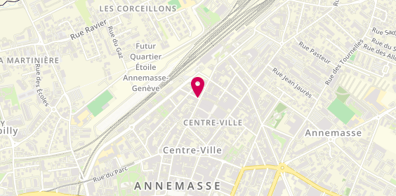 Plan de Les Opticiens Mutualistes, 51 avenue de la Gare, 74100 Annemasse
