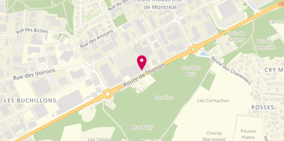 Plan de Optic du Léman, Centre Commercial Cap Bernard
6 Rue de Montréal, 74100 Ville-la-Grand