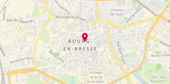 Plan de Opticien Bourg-en-Bresse GrandOptical, 9 Rue Notre Dame, 01000 Bourg-en-Bresse