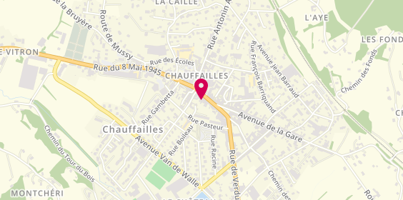 Plan de Chauffailles Optique, 16 Rue Centrale, 71170 Chauffailles
