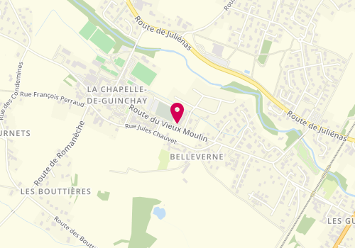 Plan de Les Opticiens Lemaitre, La
250 Route du Vieux Moulin, 71570 La Chapelle-de-Guinchay