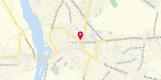 Plan de Les Lunettes Lisloises, 3 place d'Armes, 86150 L'Isle-Jourdain