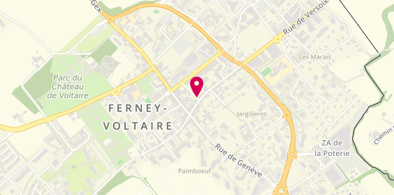 Plan de 01 Optic, 12 chemin du Mont Blanc, 01210 Ferney-Voltaire