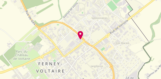 Plan de Optique d'Aumard, Centre d'Aumard
40 avenue Voltaire, 01210 Ferney-Voltaire