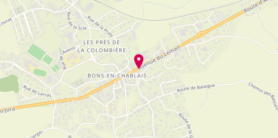 Plan de Optique du Chablais, 114 avenue du Léman, 74890 Bons-en-Chablais