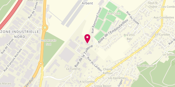 Plan de Koloyonnax - Aroca, 2 Rue de la Tuilerie, 01100 Arbent