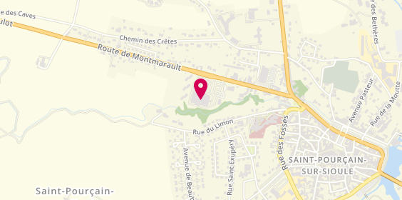 Plan de Atol Les Opticiens, 53-55 Route de Montmarault, 03500 Saint-Pourçain-sur-Sioule