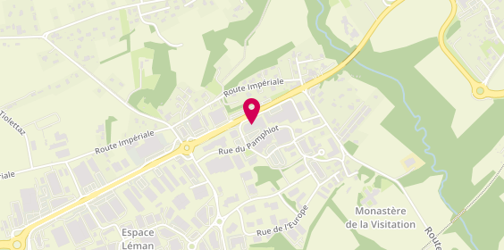 Plan de Atol Opticiens, Zone de Marclaz
15 Rue du Pamphiot, 74200 Thonon-les-Bains