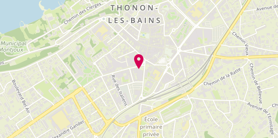 Plan de Les Opticiens Mutualistes, 8 place Jules Mercier, 74200 Thonon-les-Bains