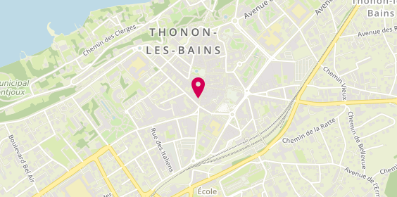Plan de Vandrestraeten Optique Sion, 6 Grande Rue, 74200 Thonon-les-Bains