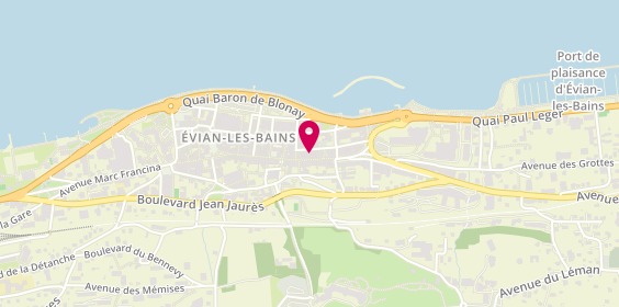 Plan de Optic 2000, 20 Rue Nationale, 74500 Évian-les-Bains