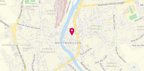 Plan de Optique du Marché, 20 place du Maréchal Leclerc, 86500 Montmorillon
