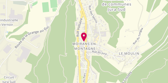 Plan de A-Lunetier, 10 Rue Roussin, 39260 Moirans-en-Montagne