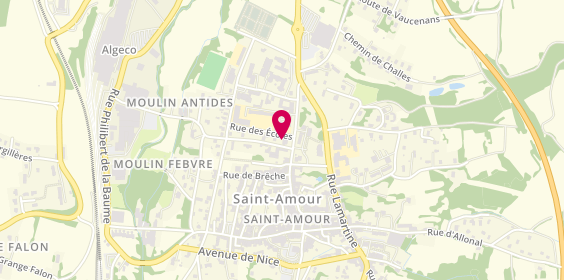 Plan de Optic 2000, 7 avenue Lucien Febvre, 39160 Saint-Amour