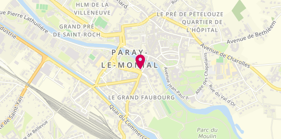 Plan de Les lunettes de Léa, 14 Bis Rue des 2 Ponts, 71600 Paray-le-Monial