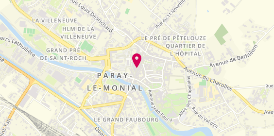 Plan de Limousin Opticiens, 10 Rue Victor Hugo, 71600 Paray-le-Monial