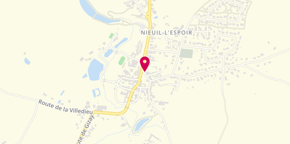 Plan de Nieuil'Optic, 1 place de l'Église, 86340 Nieuil-l'Espoir