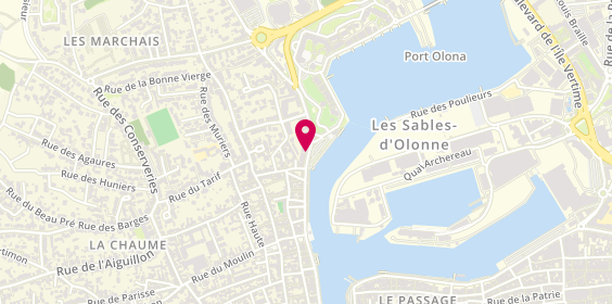 Plan de Optique la Chaume, 13 Rue Joseph Bénatier, 85100 Les Sables-d'Olonne