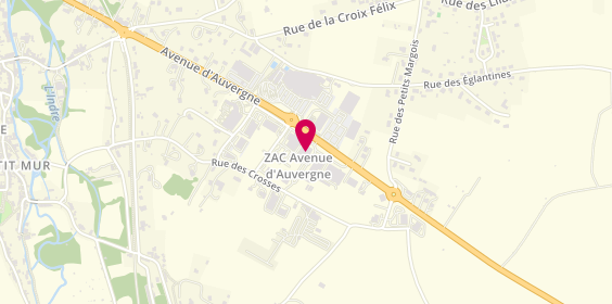 Plan de Optical Center, 52 avenue d'Auvergne, 36400 La Châtre