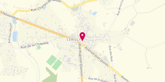 Plan de Opticéum, 4 place Péron, 03350 Cérilly
