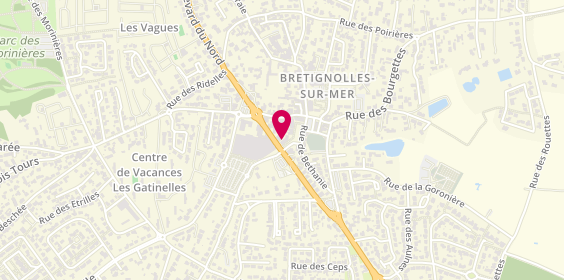 Plan de Lissac l'Opticien, 7 Place des Halles, 85470 Bretignolles-sur-Mer