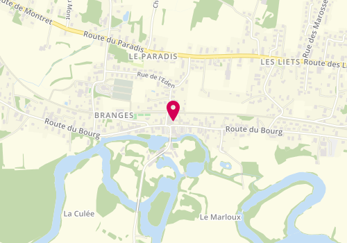 Plan de La Lunetterie Bressane, 1085 Route du Bourg, 71500 Branges