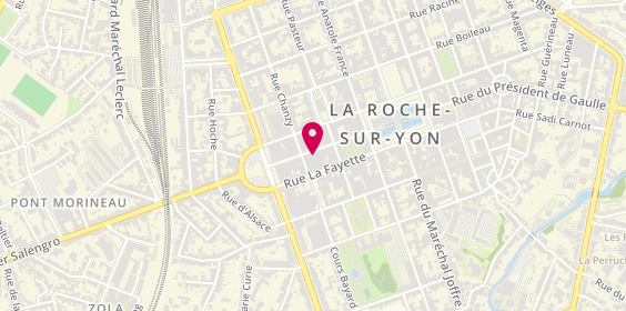 Plan de Seguin Opticiens, 15 Rue Georges Clemenceau, 85000 La Roche-sur-Yon