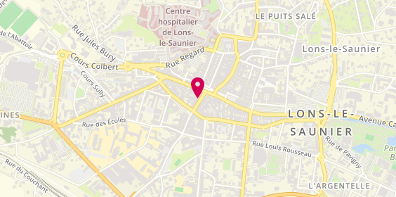 Plan de Écouter Voir Optique Mutualiste, 16 Rue Saint-Désiré, 39000 Lons-le-Saunier