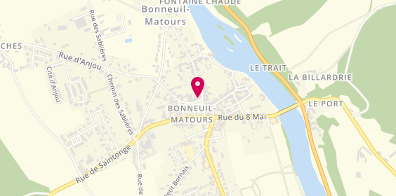 Plan de Opticien Bonneuil-Matours - le Collectif des Lunetiers, 22 Ter place du Commerce, 86210 Bonneuil-Matours