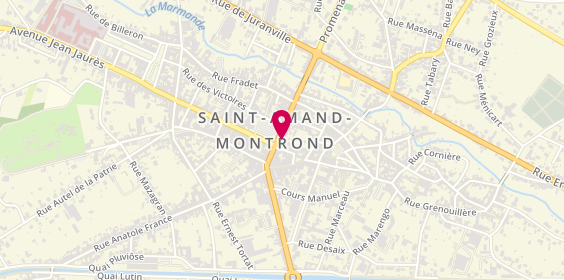 Plan de Optic 2000, 12 Rue Nationale, 18200 Saint-Amand-Montrond