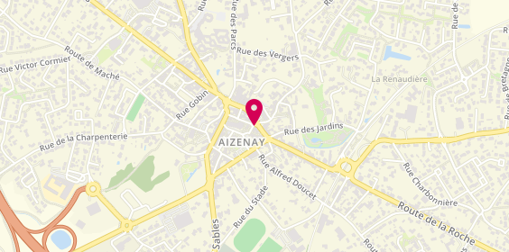 Plan de Optique Guillet, 14 Rue de l'Hôtel de Ville, 85190 Aizenay