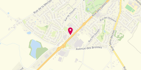 Plan de Optical Center, 6 Rue des Ibis, 85140 Essarts-en-Bocage