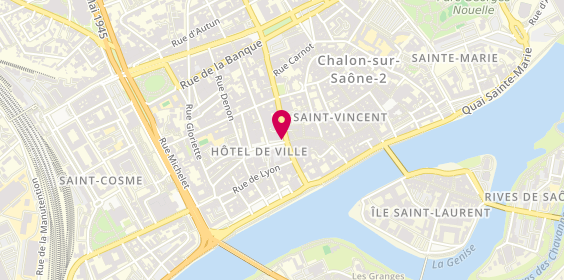 Plan de Les Opticiens Mutualistes, 2-4
2 Place de l'Hotel de Ville, 71100 Chalon-sur-Saône
