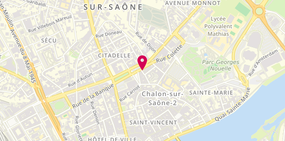 Plan de Jostlabat, 32 place de Beaune, 71100 Chalon-sur-Saône