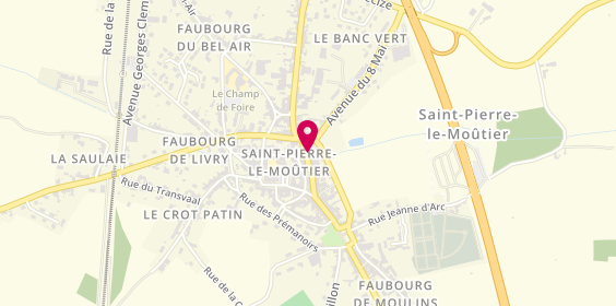 Plan de Le Collectif des Lunetiers, 38 Rue de Paris, 58240 Saint-Pierre-le-Moûtier