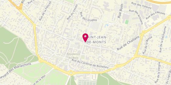 Plan de Optique Viguié, 46 Rue du Général de Gaulle, 85160 Saint-Jean-de-Monts