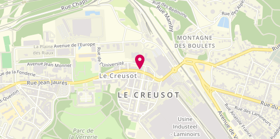 Plan de Opticien le Creusot - Cœur de Ville - Krys, 37 Rue du Maréchal Leclerc, 71200 Le Creusot