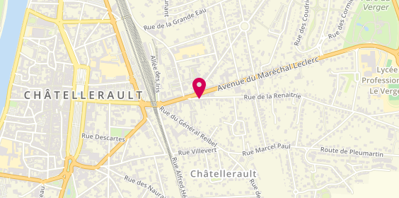Plan de Les Opticiens Mobiles, 14 Rue de la Renaitrie, 86100 Châtellerault