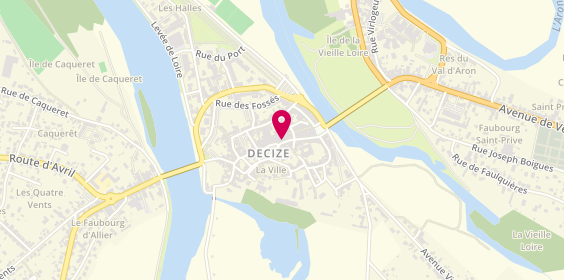Plan de Optic 2000, Place de la Mairie
31 Bis Rue de la République, 58300 Decize