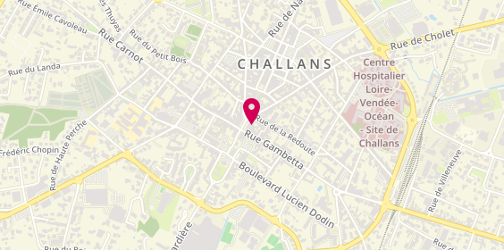 Plan de Optique Chevalier, 10 Place du General de Gaulle, 85300 Challans