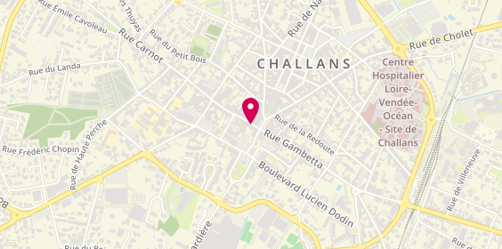 Plan de Chevillon Optique & Audition, 5 Rue Carnot, 85300 Challans