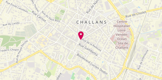 Plan de Optique A de Challans, 16 Place de Gaulle, 85300 Challans