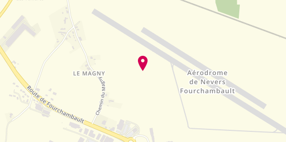 Plan de Alain Afflelou, Centre Commercial Carrefour Marzy Route Fourchambault, 58180 Marzy