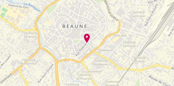 Plan de L'Optique de Beaune, 21 Bis Rue Alsace, 21200 Beaune