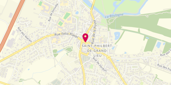Plan de Optique David, 1 place de l'Église, 44310 Saint-Philbert-de-Grand-Lieu