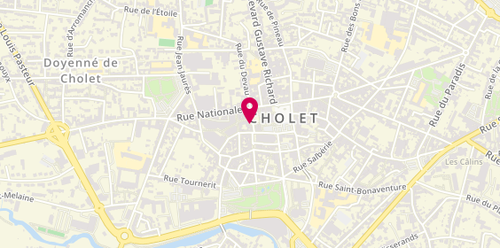 Plan de Atol Opticiens, 55 Rue du Commerce place Rougé, 49300 Cholet