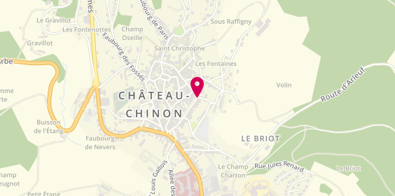 Plan de La Lunetterie, 32 Boulevard de la République, 58120 Château-Chinon (Ville)