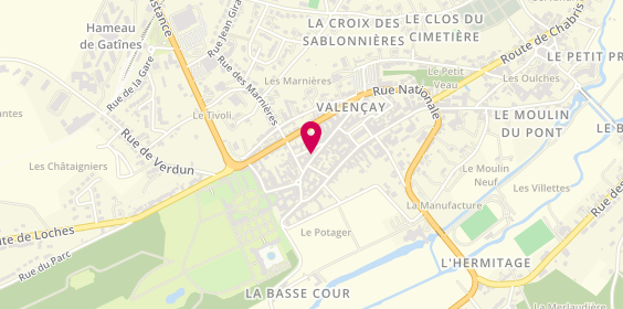 Plan de Les Binocles, 9 Rue de la République, 36600 Valençay