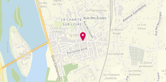 Plan de Dhomps Optique, 91 Rue Camille Barrere, 58400 La Charité-sur-Loire